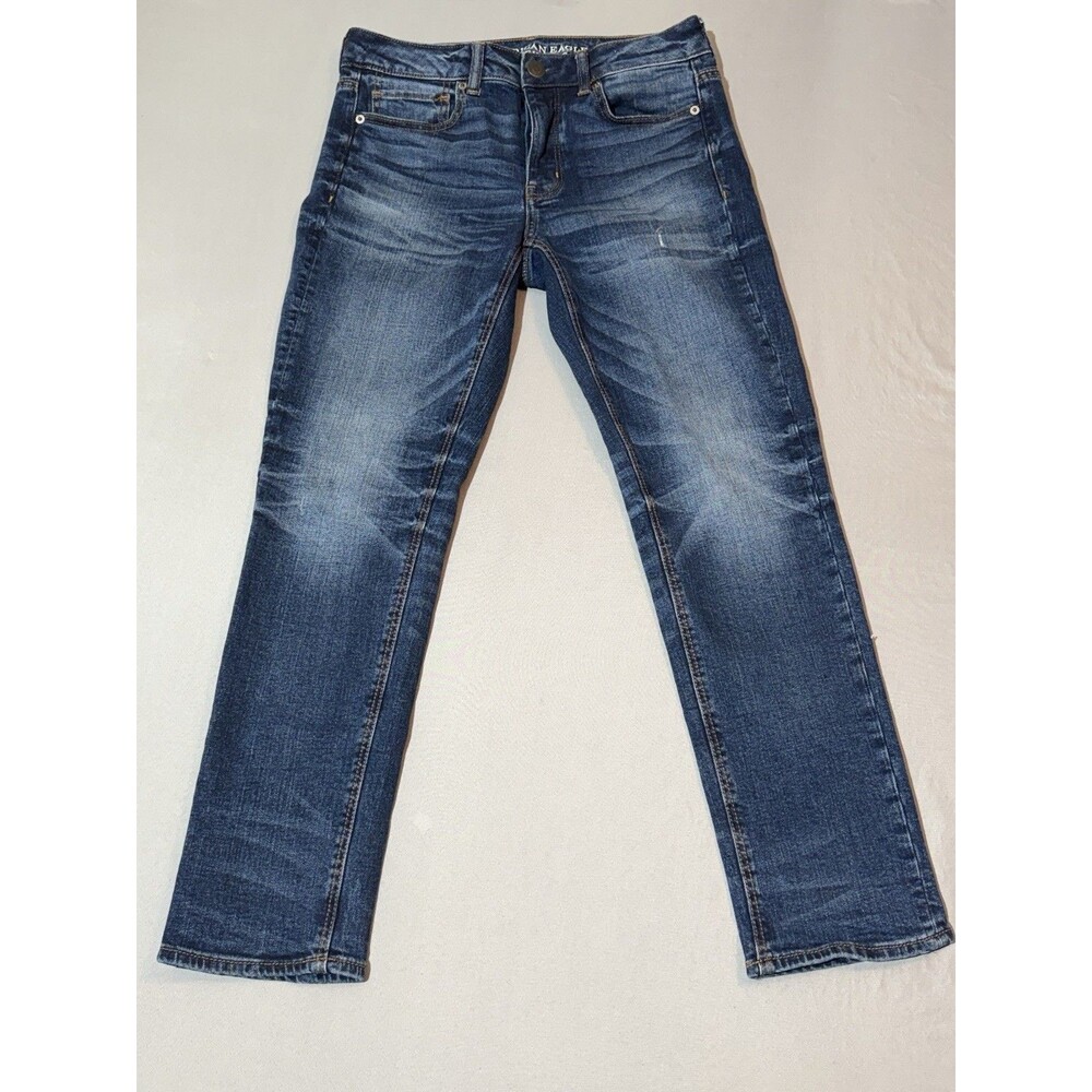 American Eagle Stretch Tom Girl Button Fly Jeans Women’s Size 4 Regular